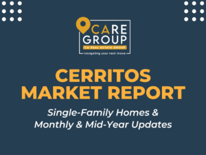 CA Real Estate Group Cerritos Market Report for single-family homes with monthly and mid-year housing updates.