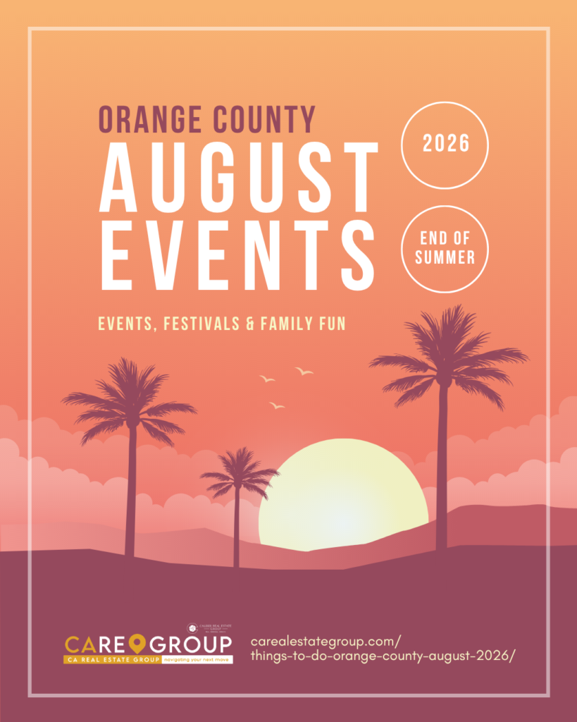 Orange County August events 2026 festivals concerts and family activities
