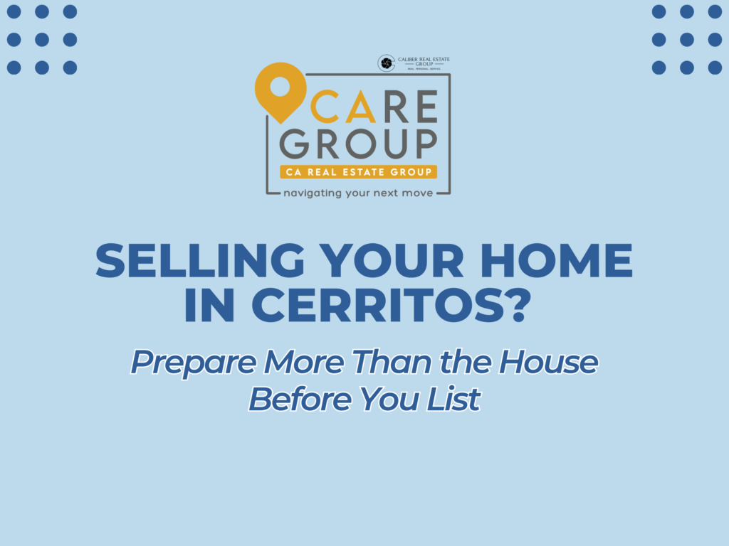 Cerritos home selling checklist for preparing a house before listing