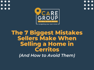 Cerritos homeowner discussing common home selling mistakes with a local real estate agent