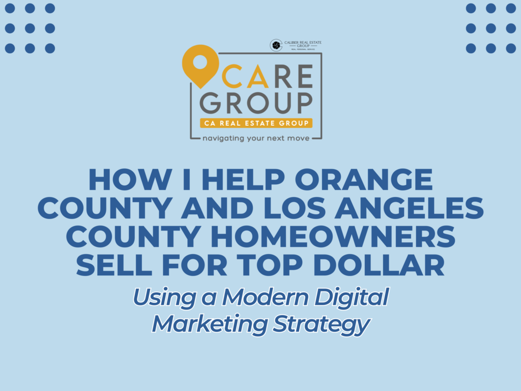 Digital marketing for home sellers using professional photography, video, social media, and online marketing to attract buyers.