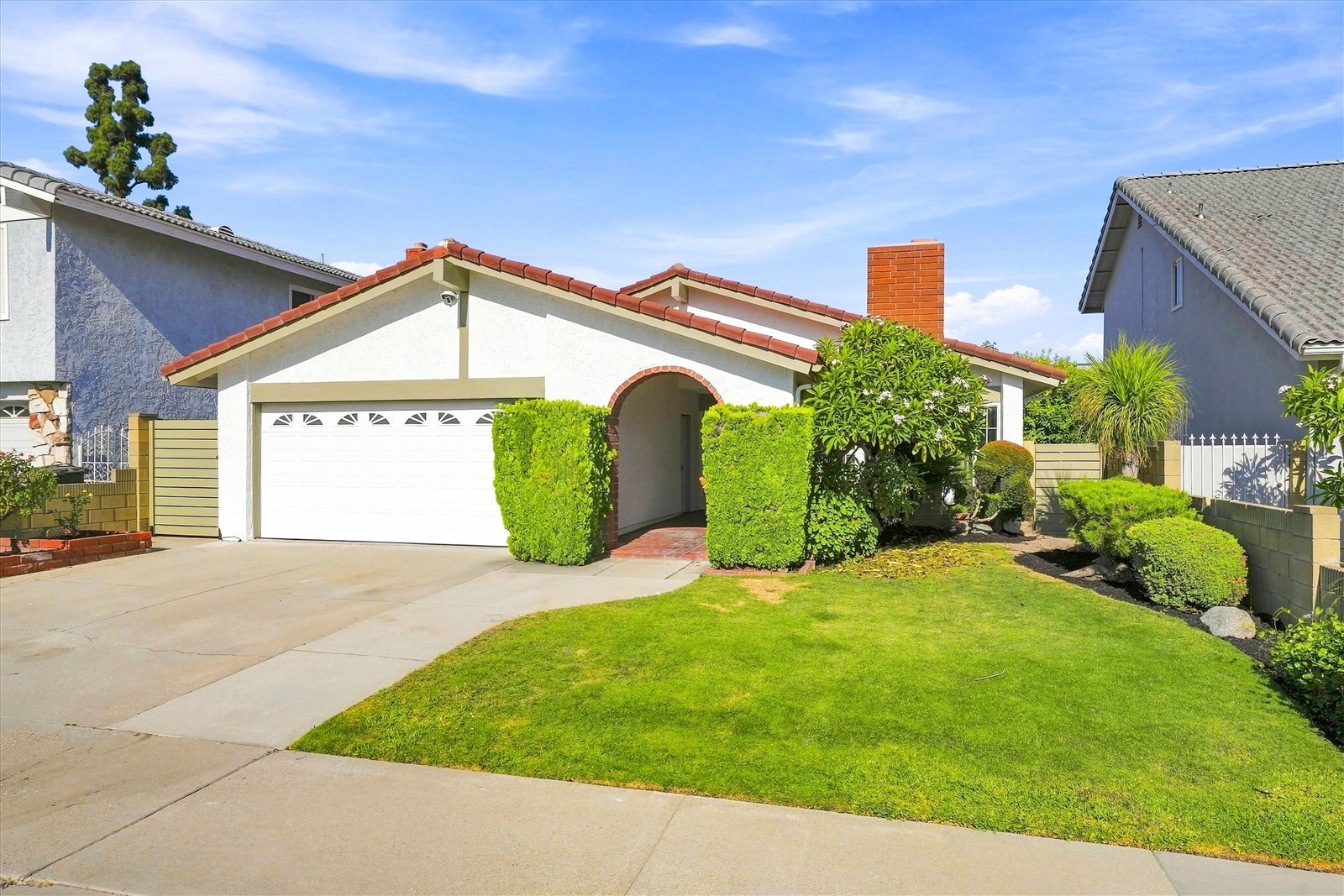 Front of 15618 Caulfield Ave, a remodeled single-story home in Norwalk that sold over asking