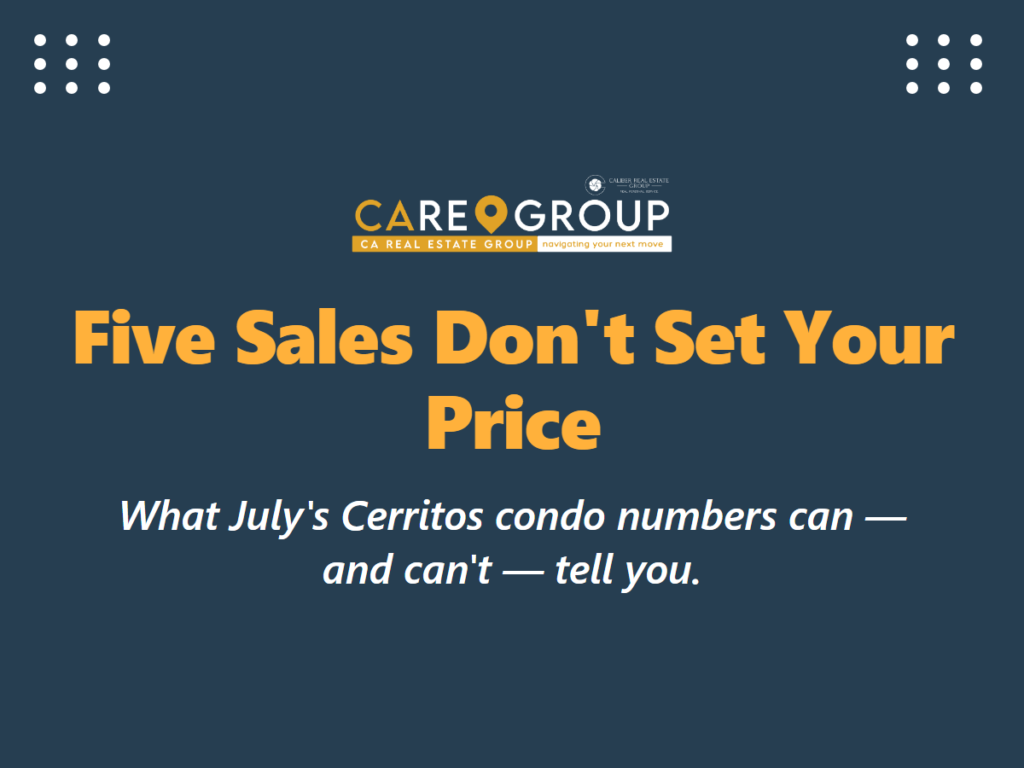 Cerritos condo market update for July 2026