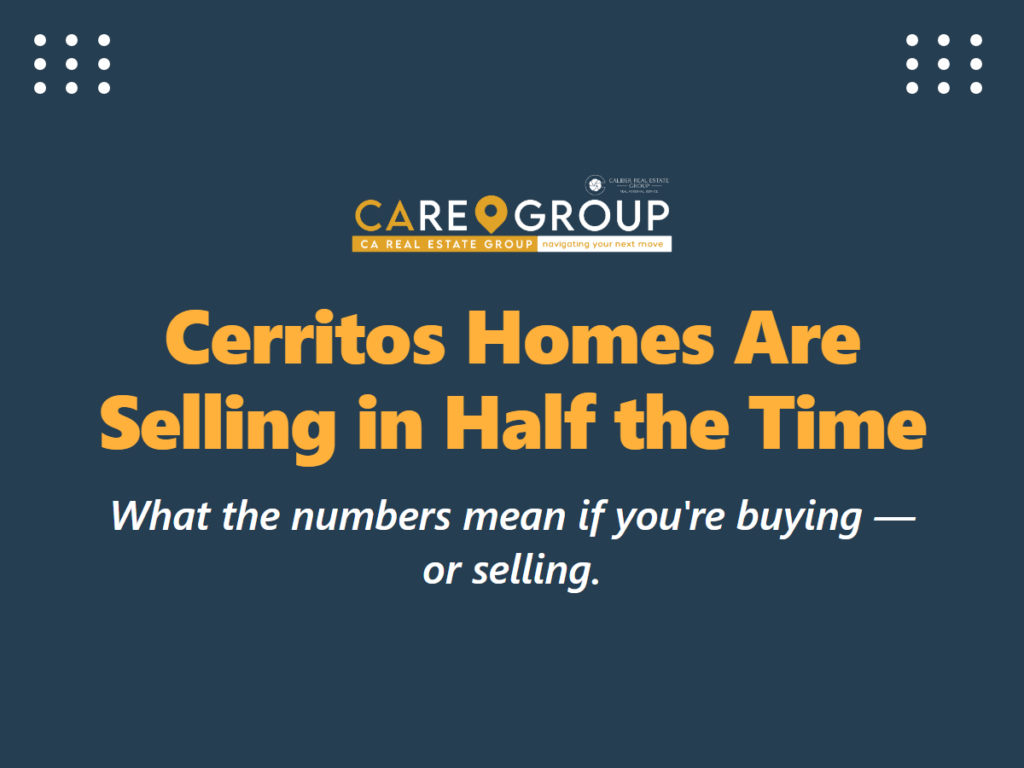 Cerritos market update for July 2026