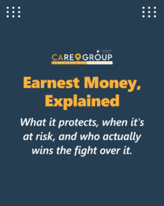 Earnest money deposit explained: what it protects for buyers and sellers, when it's refundable, and when it's at risk in a Southern California real estate transaction