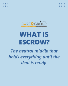 What is escrow: the neutral third party that holds funds and paperwork in a California real estate transaction until every contract condition is met